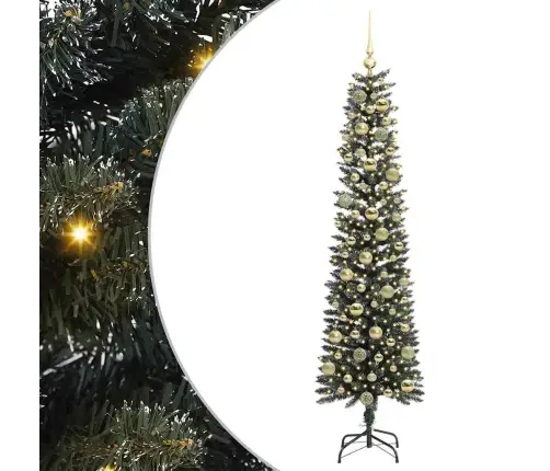 Tehisjõulupuu Roheline 180 Cm Pvc, Plastikk Ja Teras