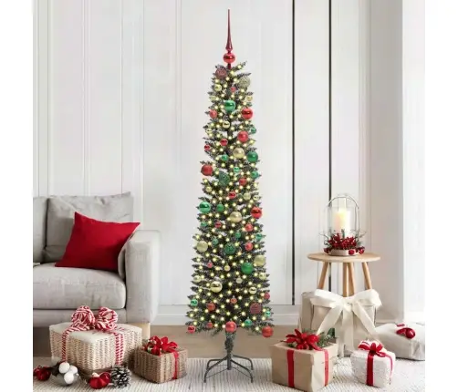 Dirbtinė Kalėdų Eglutė Su 300 Led Žalia 50.5 X 50.5 X 180 Cm