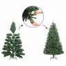 Mākslīgāziemassvētkueglīte Su 300 Led Zaļa 58 X 58 X 210 Cm Pvc Vidaxl