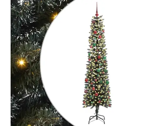 Dirbtinė Kalėdų Eglutė Su 300 Led Žalia 58 X 58 X 210 Cm Dirbtinė Kalėdų Eglutė Su 300 Led Žalia 58 X 58 X 210 Cm