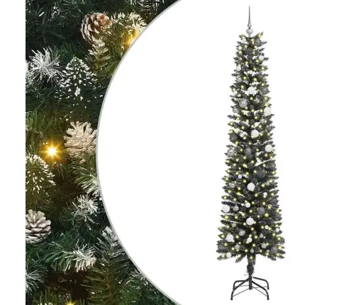 Mākslīgāziemassvētkueglīte Zaļa 240Cm Pvc Vidaxl