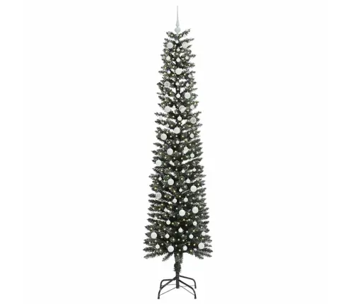 Tehisjõulupuu Roheline 58 X 58 X 240 Cm Pvc, Plastikk Ja Teras