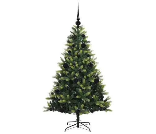 Tehis Hingedega Jõulupuu 150 Ledi Roheline 120 Cm Pvc Ja Pe