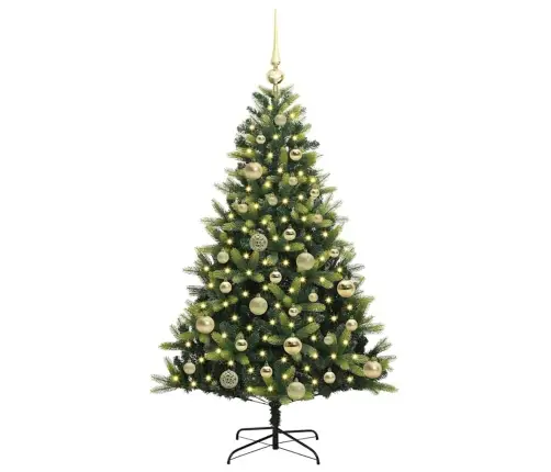 Dirbtinė Sulankstoma Kalėdų Eglutė Su 150 Led Lemputių 120 Cm Dirbtinė Sulankstoma Kalėdų Eglutė Su 150 Led Lemputių 120 Cm