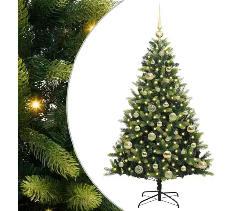 Dirbtinė Sulankstoma Kalėdų Eglutė Su 150 Led Lemputių 120 Cm Dirbtinė Sulankstoma Kalėdų Eglutė Su 150 Led Lemputių 120 Cm