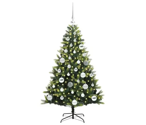 Dirbtinė Sulankstoma Kalėdų Eglutė Su 150 Led Lemputių 120 Cm