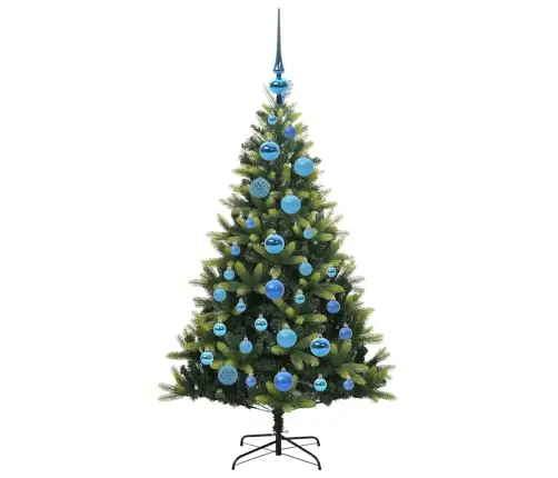 Tehis Hingedega Jõulupuu 150 Ledi Roheline 120 Cm Pvc Ja Pe