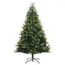 Mākslīgā Izliektā Ziemassvētku Egle Ar 150 Led Gaismām 150 Cm Vidaxl