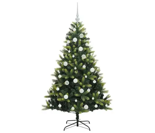 Mākslīgā Izliektā Ziemassvētku Egle Ar 150 Led Gaismām 150 Cm Vidaxl