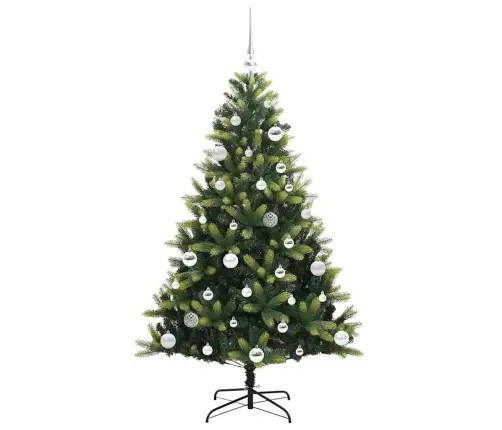 Tehis Hingedega Jõulupuu 150 Ledi Roheline 150 Cm Pvc Ja Pe