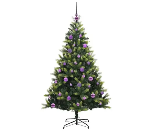 Dirbtinė Sulankstoma Kalėdų Eglutė Su 150 Led Lemputių 150 Cm