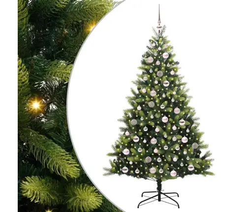 Dirbtinis Sulankstomas Kalėdų Medis Su 300 Led Žalia 180 Cm