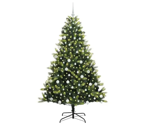 Dirbtinis Sulankstomas Kalėdų Medis Su 300 Led Žalia 180 Cm