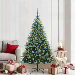 Mākslīgais Saliekamais Ziemassvētku Koks 300 Led Zaļa 180 Cm Vidaxl