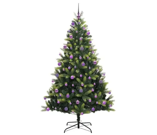 Mākslīgais Noliekamais Ziemassvētku Koks Ar 300 Led Lampiņām Vidaxl