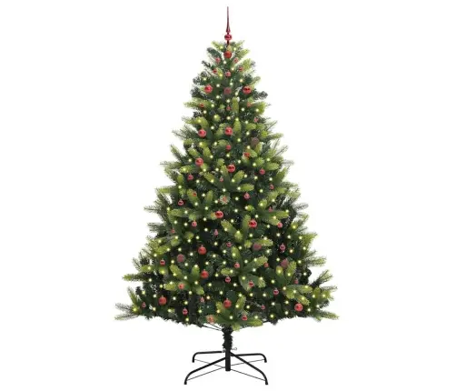 Dirbtinis Sulankstomas Kalėdų Medis Su 300 Led Žalia 240 Cm