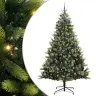 Tehis Hingedega Jõulupuu 300 Led-Iga Roheline 240 Cm Pvc Ja Pe