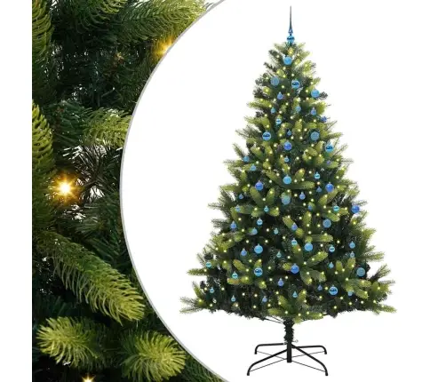 Dirbtinis Sulankstomas Kalėdų Medis Su 300 Led Žalia 240 Cm