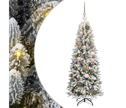 Mākslīgāziemassvētkueglīte Balts 120Cm Pvc Vidaxl