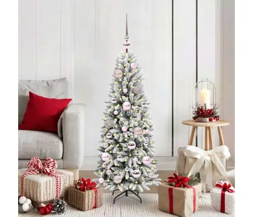 Dirbtinė Kalėdų Eglutė Su 150 Led Balta 53 X 53 X 120 Cm