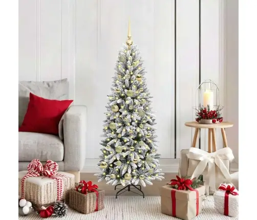 Dirbtinė Kalėdų Eglutė Su 150 Led Balta 53 X 53 X 120 Cm