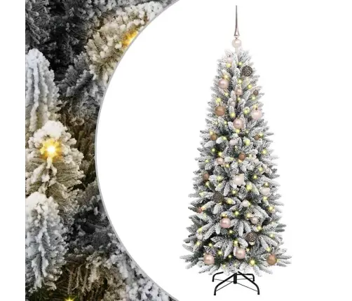 Tehisjõulupuu Koos 150 Led-Iga Valge 63 X 63 X 150 Cm Tehisjõulupuu Koos 150 Led-Iga Valge 63 X 63 X 150 Cm