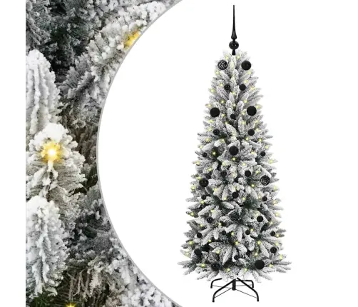 Dirbtinė Kalėdų Eglutė Su 150 Led S Stovu Balta 150 Cm