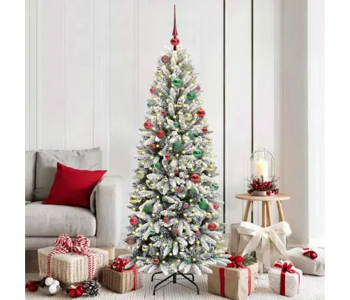 Tehisjõulupuu Koos 300 Led-Iga Valge 73 X 73 X 180 Cm Tehisjõulupuu Koos 300 Led-Iga Valge 73 X 73 X 180 Cm
