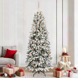 Mākslīgā Ziemassvētku Eglīte Su 300 Led Balts 78 X 78 X 210 Cm Vidaxl