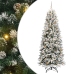 Mākslīgāziemassvētkueglīte Balts 78 X 78 X 210 Cm Pvc Vidaxl