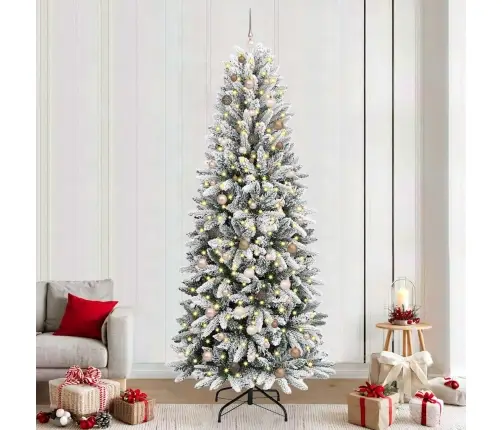 Tehisjõulupuu Koos 300 Led-Iga Valge 93 X 93 X 240 Cm