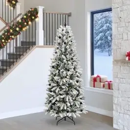 Mākslīgā Ziemassvētku Eglīte Su 300 Led Balts 93 X 93 X 240 Cm Vidaxl
