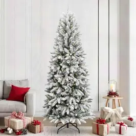 Dirbtinė Kalėdų Eglutė Su 300 Led Balta 93 X 93 X 240 Cm