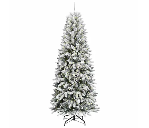Dirbtinė Kalėdų Eglutė Su 300 Led Balta 93 X 93 X 240 Cm Dirbtinė Kalėdų Eglutė Su 300 Led Balta 93 X 93 X 240 Cm