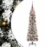 Tehisjõulupuu Roheline Ja Valge 120 Cm Pvc, Metall Ja Plastik