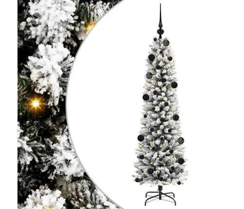 Tehisjõulupuu Koos Alusega Valge 150 Cm Pvc, Metall Ja Plastik