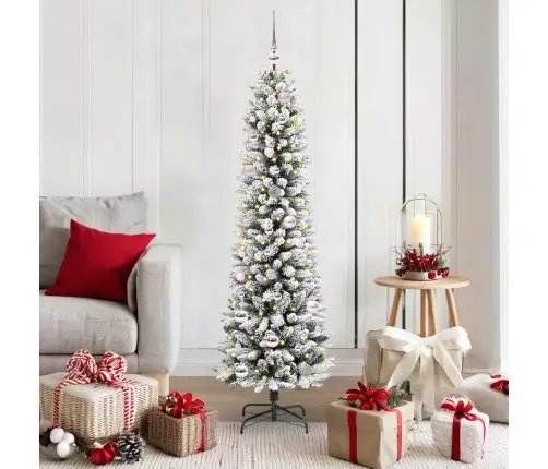 Mākslīgā Ziemassvētku Eglīte Su 150 Led Zaļš Un Balts 150 Cm Vidaxl