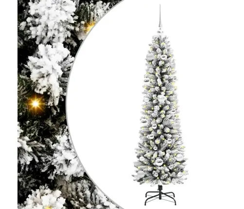 Mākslīgā Ziemassvētku Eglīte Su 150 Led Zaļš Un Balts 150 Cm Vidaxl