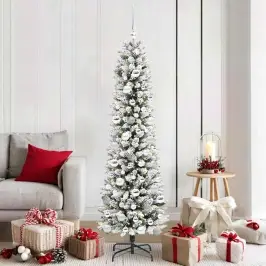 Mākslīgā Ziemassvētku Eglīte Su 300 Led Zaļš Un Balts 180 Cm Vidaxl