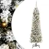 Mākslīgāziemassvētkueglīte Ar Statīvu Balts 210Cm Pvc Vidaxl