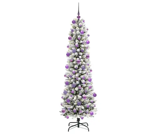 Mākslīgā Ziemassvētku Eglīte Su 300 Led Zaļš Un Balts 210 Cm Vidaxl