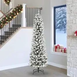 Dirbtinė Kalėdų Eglutė Su 300 Led S Stovu Žalia Ir Balta 240 Cm Dirbtinė Kalėdų Eglutė Su 300 Led S Stovu Žalia Ir Balta 240 Cm