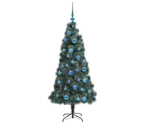 Dirbtinis Iš Anksto Apšviestas Kalėdų Medis Su Kamuoliukų Rinkiniu Dirbtinis Iš Anksto Apšviestas Kalėdų Medis Su Kamuoliukų Rinkiniu