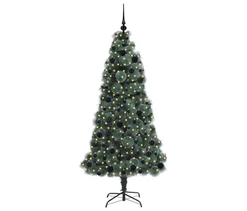 Tehis Pre-Lit Jõulupuu Koos Pallikomplektiga Roheline 180 Cm