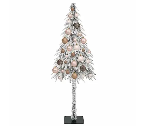 Ziemassvētku Eglīte Ar Led Sloksnes Lukturiem Balts 120 Cm Pe Vidaxl