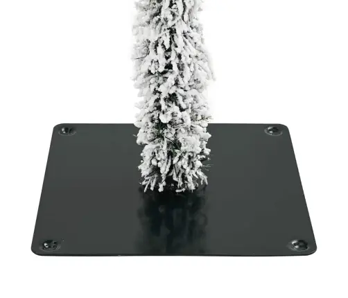 Jõulupuu Koos 150 Led-Iga Koos Alusega Valge 150 Cm Pe Ja Teras