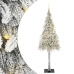 Ziemassvētku Eglīte Su 300 Led Balts 180 Cm Pe Un Tērauds Vidaxl