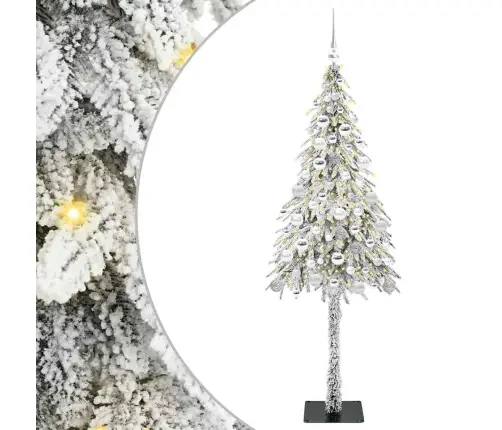 Jõulupuu Koos 300 Led-Iga Koos Alusega Valge 180 Cm Pe Ja Teras
