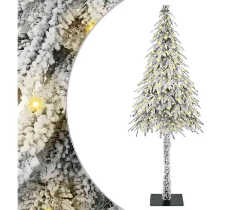 Jõulupuu Koos 300 Led-Iga Koos Alusega Valge 210 Cm Pe Ja Teras Jõulupuu Koos 300 Led-Iga Koos Alusega Valge 210 Cm Pe Ja Teras