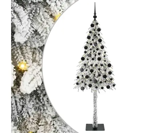 Jõulupuu Koos 300 Led-Iga Koos Alusega Valge 210 Cm Pe Ja Teras